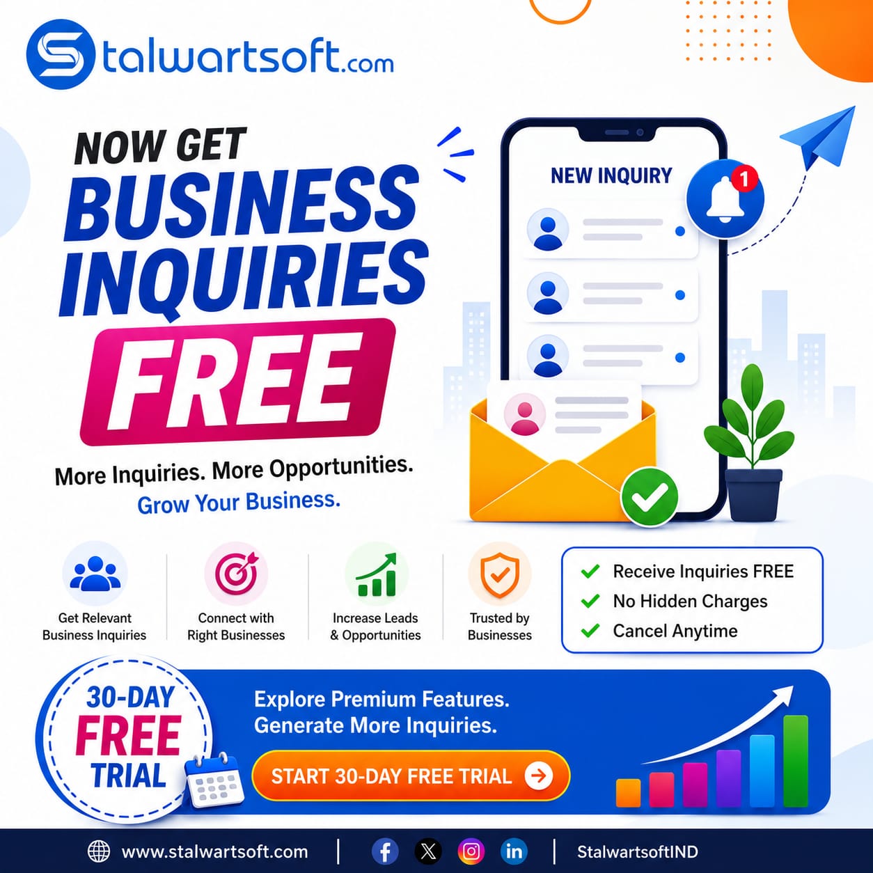 Now get more New Business Inquiries FREE